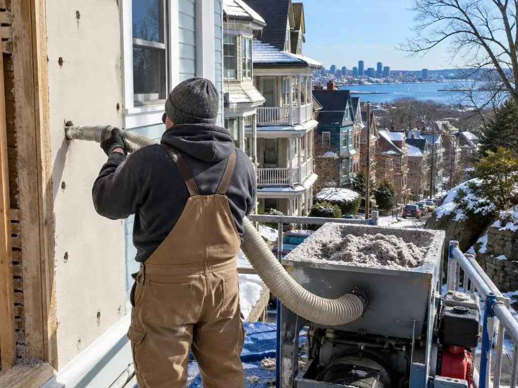 Dense-Pack Wall Insulation in Boston, MA